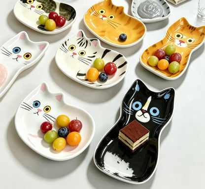Irregular Long Rectangular Ceramic Sauce Dish & Small Plate | Versatile Dessert, Mustard, Souffle & Baking Dish for Kitchen & Tabletop