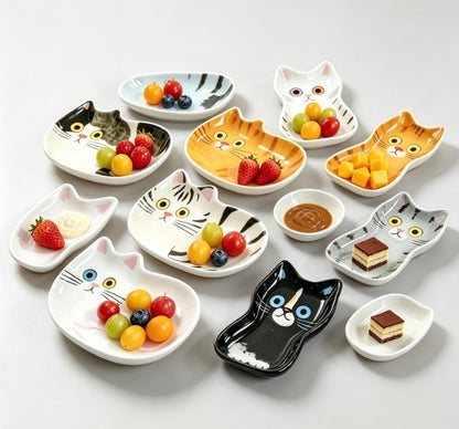 Irregular Long Rectangular Ceramic Sauce Dish & Small Plate | Versatile Dessert, Mustard, Souffle & Baking Dish for Kitchen & Tabletop