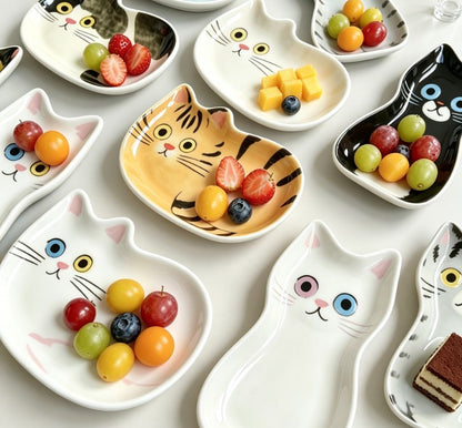 Irregular Long Rectangular Ceramic Sauce Dish & Small Plate | Versatile Dessert, Mustard, Souffle & Baking Dish for Kitchen & Tabletop
